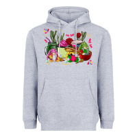Heather Grey mexican gnomes with coffee cups Heavyweight Hoodie - CTS Tumbler Store