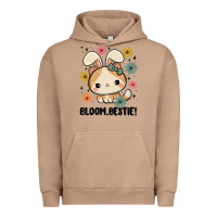Pigment Burro bloom bestie cat Urban Hoodie - MaliasSmallBusiness