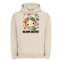 Pigment French Oak bloom bestie cat Urban Hoodie - MaliasSmallBusiness