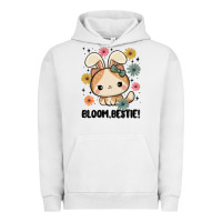 Pigment Lunar Rock bloom bestie cat Urban Hoodie - MaliasSmallBusiness