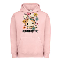 Pigment Salmon bloom bestie cat Urban Hoodie - MaliasSmallBusiness