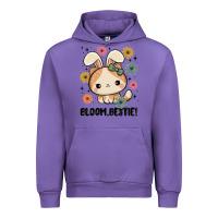 Tulip bloom bestie cat Urban Hoodie - MaliasSmallBusiness