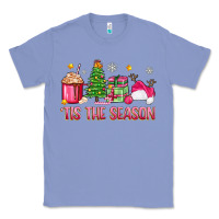 Colony Blue 'tis the season pink christmas Classic Tee - Zillion Design Studio