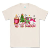 Natural 'tis the season pink christmas Classic Tee - Zillion Design Studio