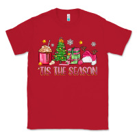Red 'tis the season pink christmas Classic Tee - Zillion Design Studio