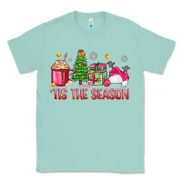 Seafoam 'tis the season pink christmas Classic Tee - Zillion Design Studio