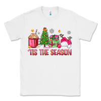 White 'tis the season pink christmas Classic Tee - Zillion Design Studio