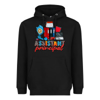 Black assistant principal Heavyweight Hoodie - Zillion Design Studio