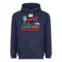 Navy assistant principal Heavyweight Hoodie - Zillion Design Studio