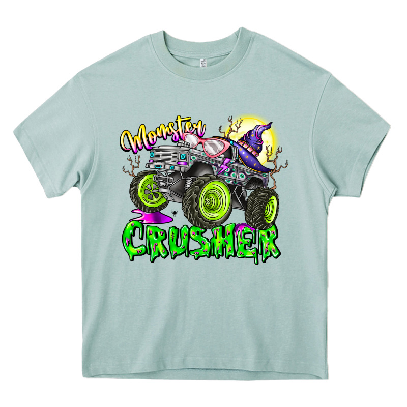 Monster Crusher Heavy Core Tee by CowhideDigitalArt | Teevron