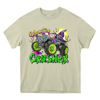 Mossy Monster Crusher Heavy Core Tee - CowhideDigitalArt