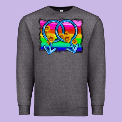 Lgbtq Gender Gay Symbol Premium Sweatshirt Designed By Hra Design Shop