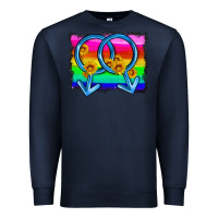 Navy lgbtq gender gay symbol Premium Sweatshirt - HRA Design Shop