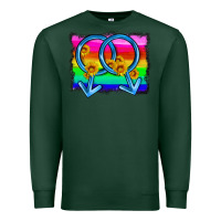 Sports Green lgbtq gender gay symbol Premium Sweatshirt - HRA Design Shop