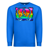 True Royal lgbtq gender gay symbol Premium Sweatshirt - HRA Design Shop