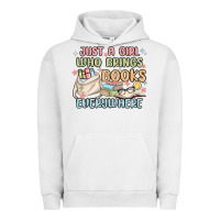 Pigment Lunar Rock just a girl who brings books everywhere Urban Hoodie - MaliasSmallBusiness