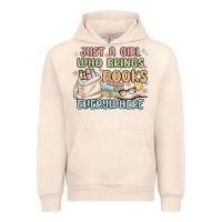 Sandshell just a girl who brings books everywhere Urban Hoodie - MaliasSmallBusiness