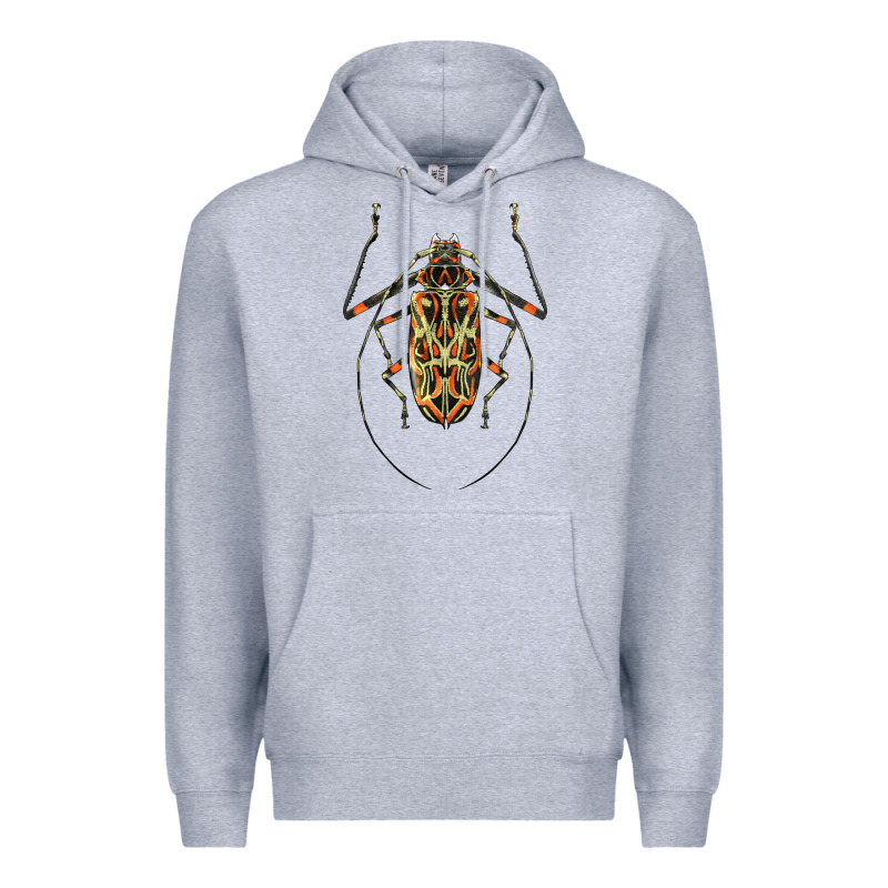 Acrocinus Beetle Illustrations Premium Hoodie by LillyAllenDesigns | Teevron