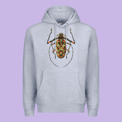 Acrocinus Beetle Illustrations Premium Hoodie Designed By Lillyallendesigns