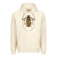 Sandshell Acrocinus Beetle Illustrations Premium Hoodie - LillyAllenDesigns
