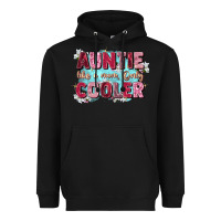 Black auntie like mom only cooler Heavyweight Hoodie - Zillion Design Studio