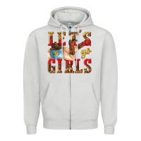 Dove Grey lets go girls tbw Zipper Hoodie - texasbilliewilder