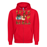 Red lets go girls tbw Zipper Hoodie - texasbilliewilder