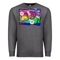 Charcoal Heather lgbtq gender bisexuality symbol Premium Sweatshirt - HRA Design Shop
