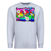 Heather Grey lgbtq gender bisexuality symbol Premium Sweatshirt - HRA Design Shop