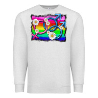 Oatmeal Heather lgbtq gender bisexuality symbol Premium Sweatshirt - HRA Design Shop