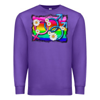 Purple lgbtq gender bisexuality symbol Premium Sweatshirt - HRA Design Shop