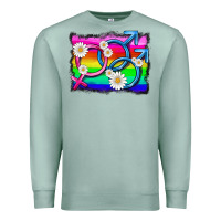 Seafoam lgbtq gender bisexuality symbol Premium Sweatshirt - HRA Design Shop