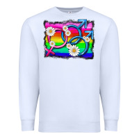 White lgbtq gender bisexuality symbol Premium Sweatshirt - HRA Design Shop