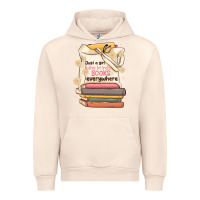 Sandshell just a girl who brings books everywhere Urban Hoodie - MaliasSmallBusiness