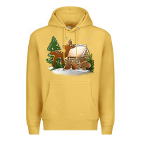 Antique Gold Christmas cookies Premium Hoodie - Jasminsmagicworld