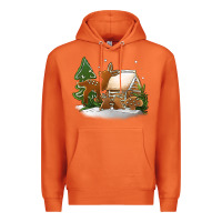 Carrot Christmas cookies Premium Hoodie - Jasminsmagicworld