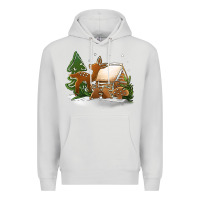 Dove Grey Christmas cookies Premium Hoodie - Jasminsmagicworld