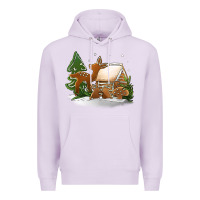 Lilac Christmas cookies Premium Hoodie - Jasminsmagicworld