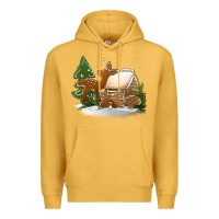 Mustard Christmas cookies Premium Hoodie - Jasminsmagicworld