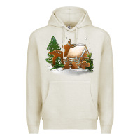 Oatmeal Heather Christmas cookies Premium Hoodie - Jasminsmagicworld