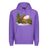 Purple Christmas cookies Premium Hoodie - Jasminsmagicworld