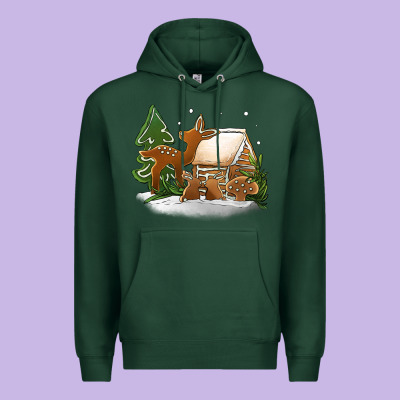 Christmas Cookies Premium Hoodie Designed By Jasminsmagicworld