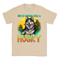 Mushroom life is better with a husky Classic Tee - texasbilliewilder