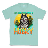 Seafoam life is better with a husky Classic Tee - texasbilliewilder