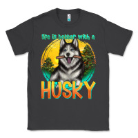 Smoke life is better with a husky Classic Tee - texasbilliewilder
