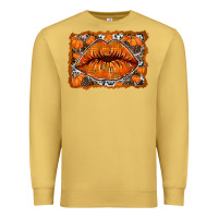 Antique Gold fall lips Premium Sweatshirt - RacoonDesign