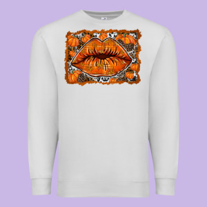 Fall Lips Premium Sweatshirt Designed By Racoondesign
