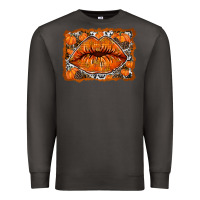 Smoke fall lips Premium Sweatshirt - RacoonDesign