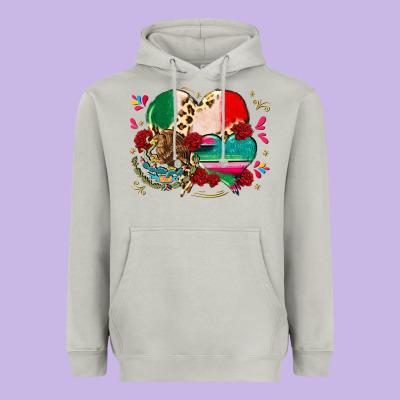 Mexican Hearts Heavyweight Hoodie Designed By Cts Tumbler Store