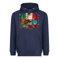Navy mexican hearts Heavyweight Hoodie - CTS Tumbler Store